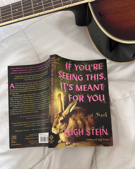 November book club: IF YOU'RE SEEING THIS IT'S MEANT FOR YOU