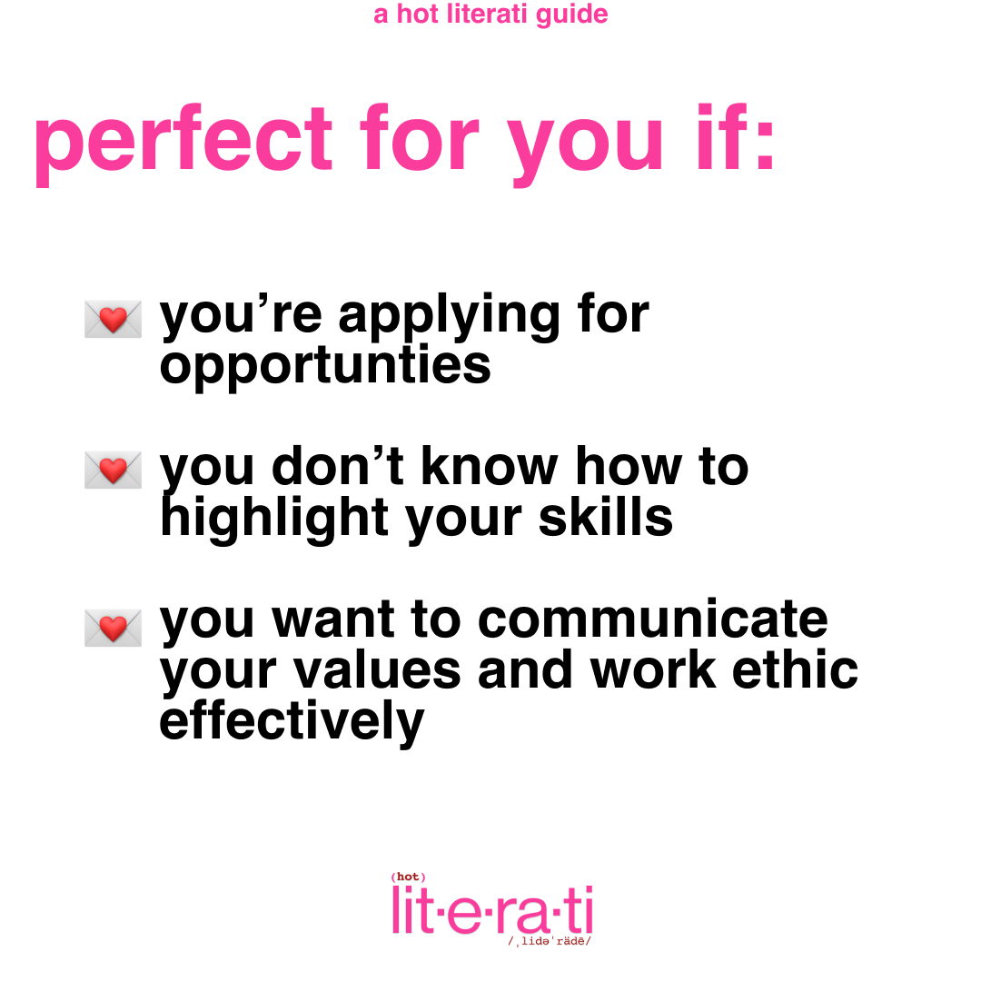 HOW TO WRITE A CV