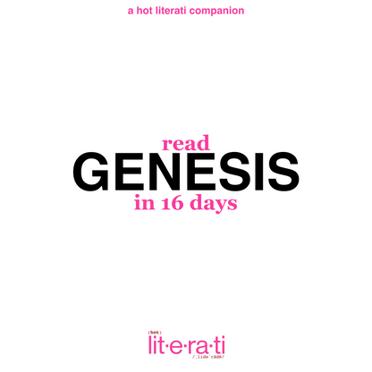 Genesis: a Reading Companion
