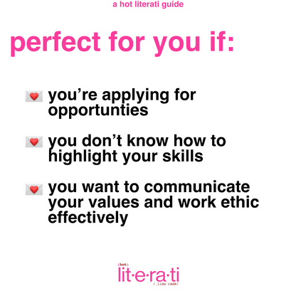 HOW TO WRITE A CV